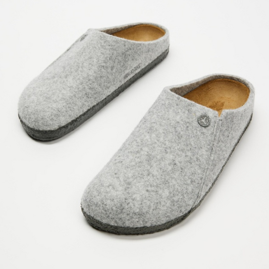 Birkenstock Zermatt Light Grey Clog Slipper - Size 39 Last Pair