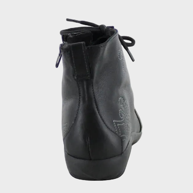 Naot Manga Black Soft Leather Boot