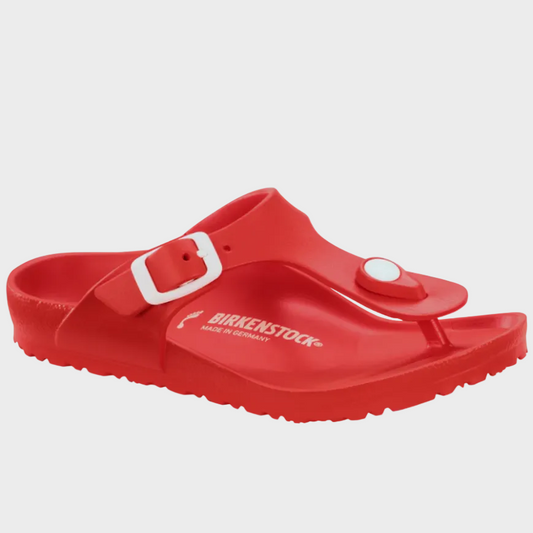 Birkenstock Gizeh Red EVA Waterproof Kids Thong Sandal - Last Pair 32