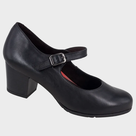 Thyme&Co. Black Mary-Jane Heel Comfort Heel