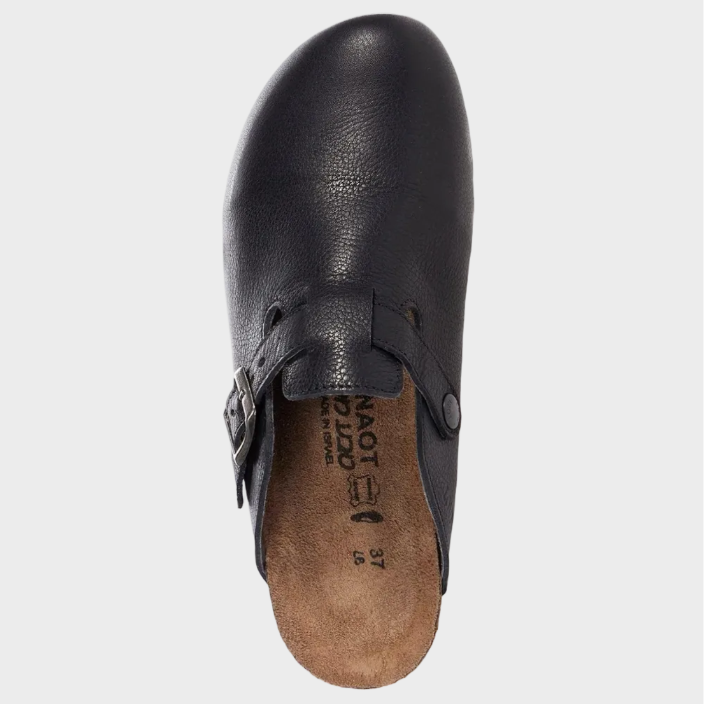 NAOT Autumn Black Leather Clog