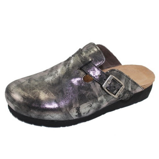 Naot Autumn Onyx Shine Leather Clog - Last Pair Size 36