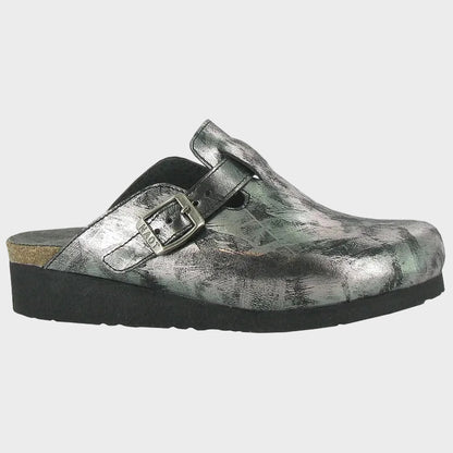 Naot Autumn Onyx Shine Leather Clog - Last Pair Size 36