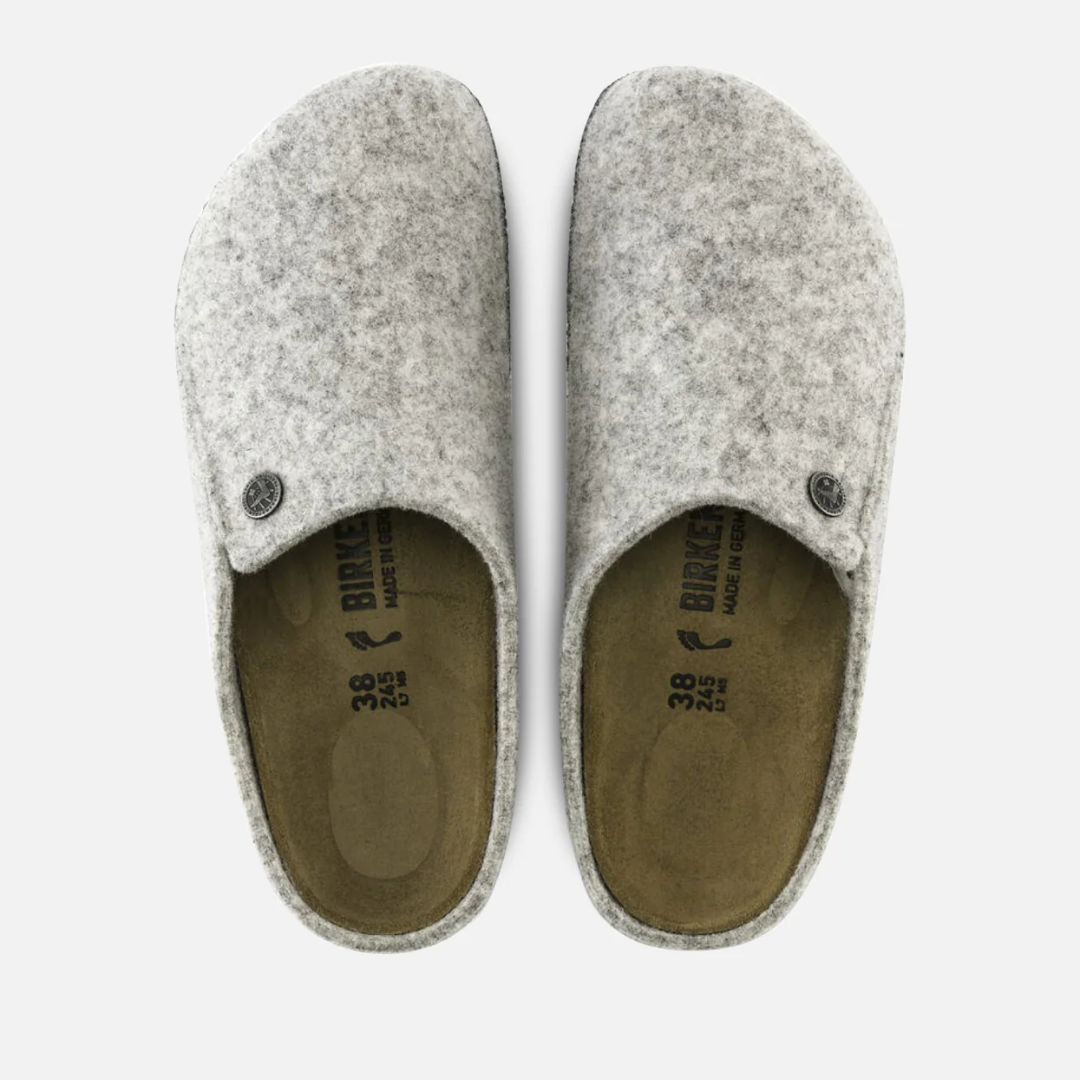 Birkenstock Zermatt Light Grey Clog Slipper - Size 39 Last Pair