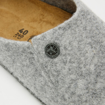 Birkenstock Zermatt Light Grey Clog Slipper - Size 39 Last Pair