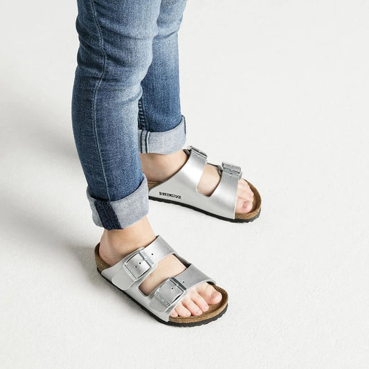 Birkenstock Arizona Silver Kids