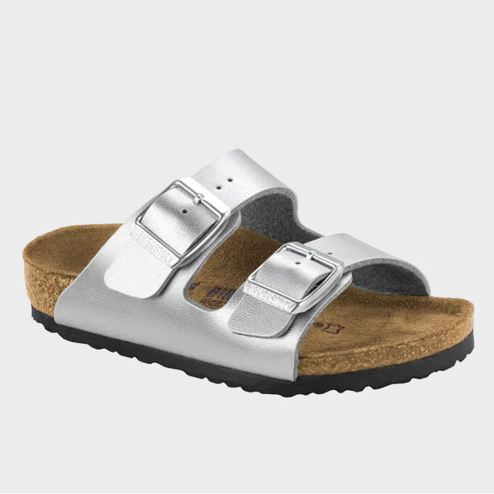 Birkenstock Arizona Silver Kids