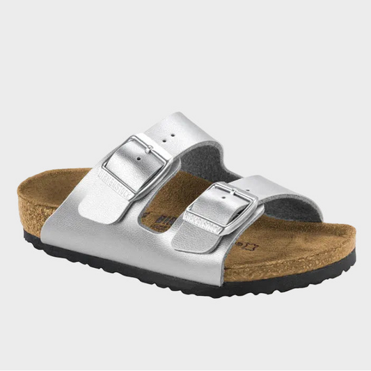 Birkenstock Arizona Silver Kids