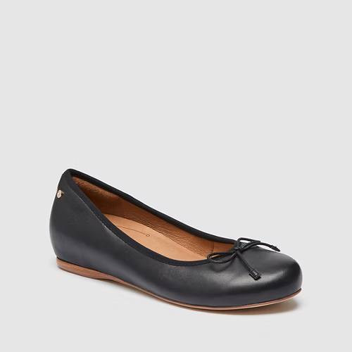FRANKIE4 Elizabeth Black Ballet Flat - Size 6/37