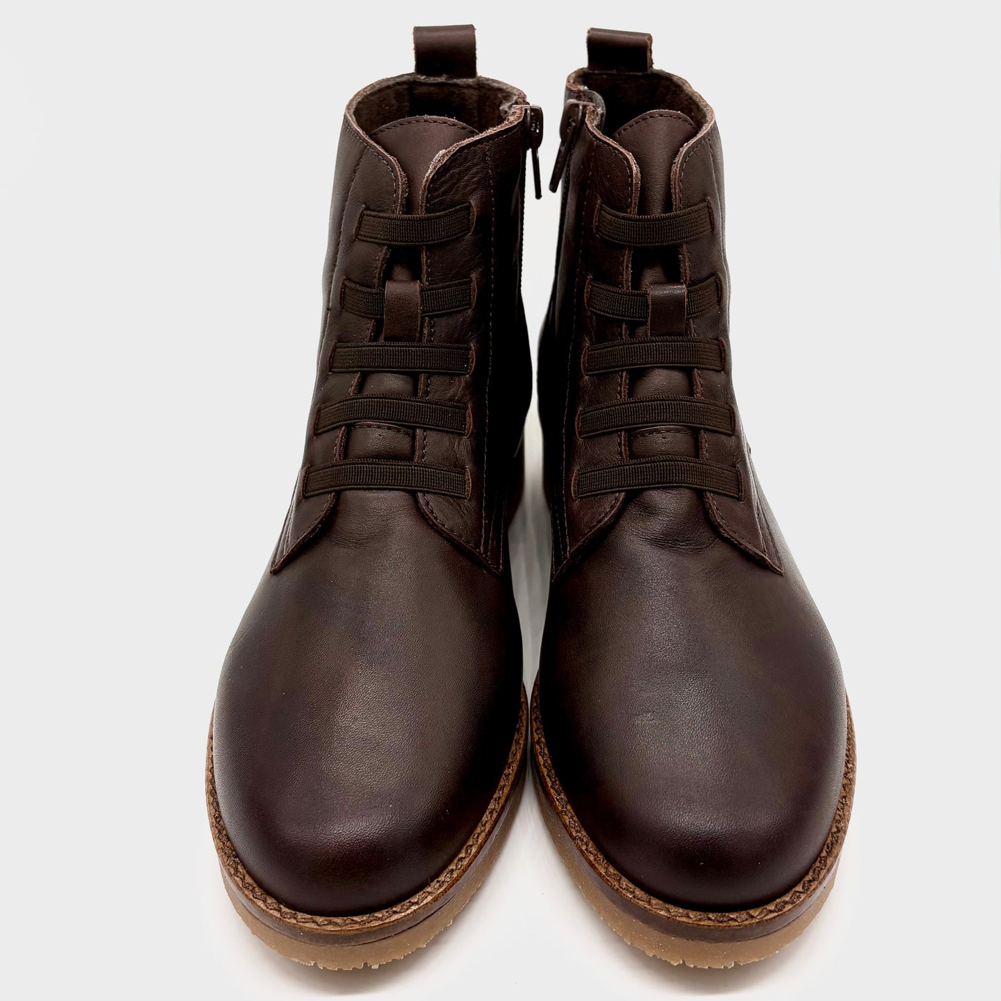 Zeta Vixen Chocolate Brown Leather Boot