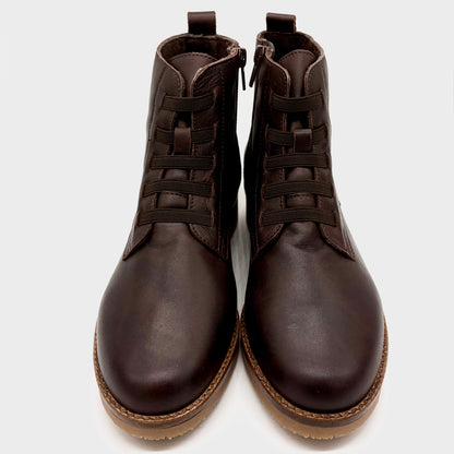 Zeta Vixen Chocolate Brown Leather Boot