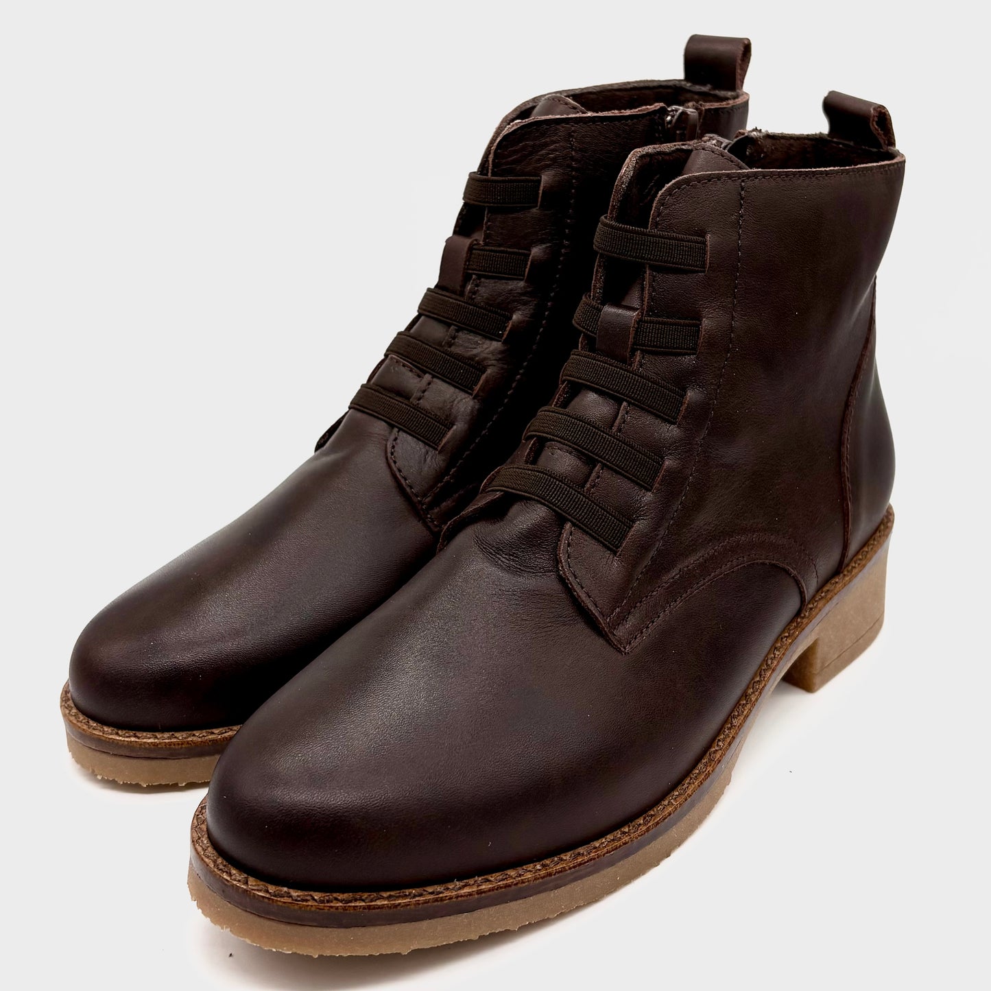 Zeta Vixen Chocolate Brown Leather Boot