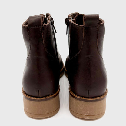 Zeta Vixen Chocolate Brown Leather Boot