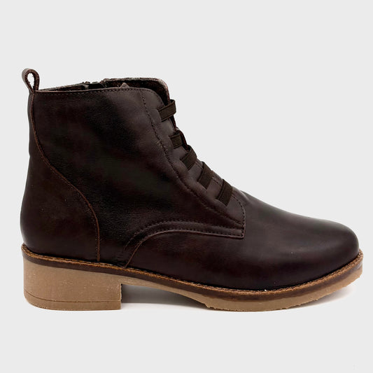 Zeta Vixen Chocolate Brown Leather Boot