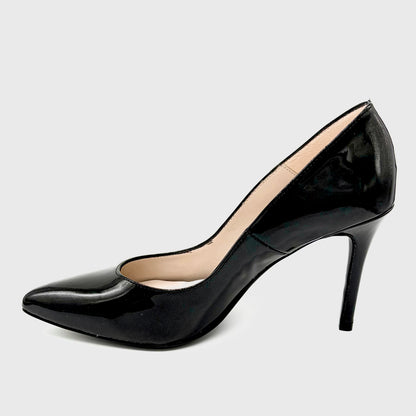 Marian 3700 Black Shimmer Patent Leather Stiletto Heel
