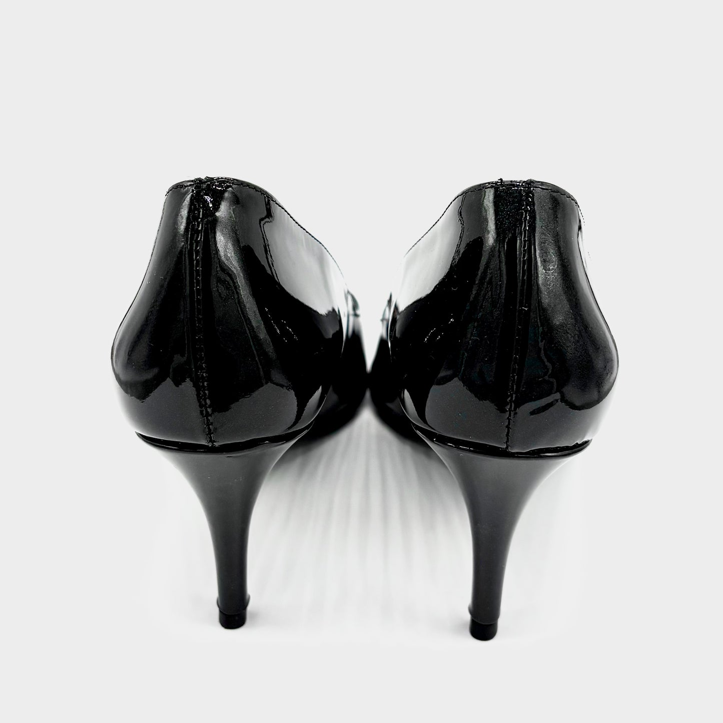 Marian 2700 Black Shimmer Patent Leather Stiletto Heel