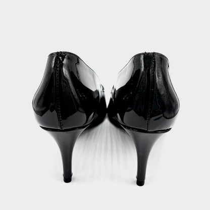 Marian 2700 Black Shimmer Patent Leather Stiletto Heel