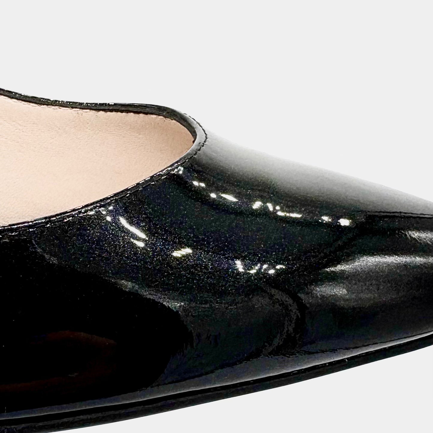 Marian 3700 Black Shimmer Patent Leather Stiletto Heel