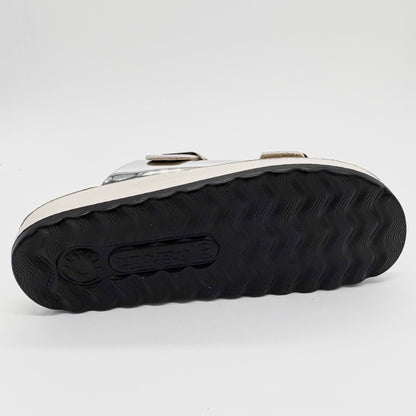FLY FLOT Silver Arizona Double Strap Slide
