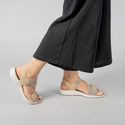 CC Resorts Florrie Apricot Multi Lightweight Sandal