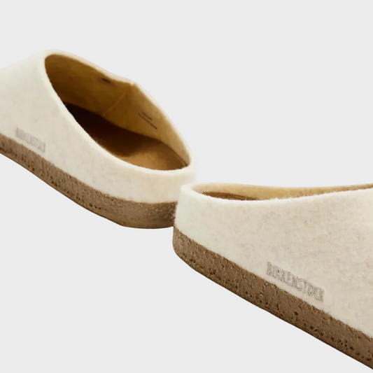 Birkenstock Zermatt Ecru Cream Clog Slipper - Size 39 Last Pair