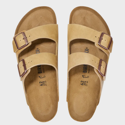 Birkenstock Arizona Tobacco Brown Oiled Leather Sandal - Last Pair Size 42