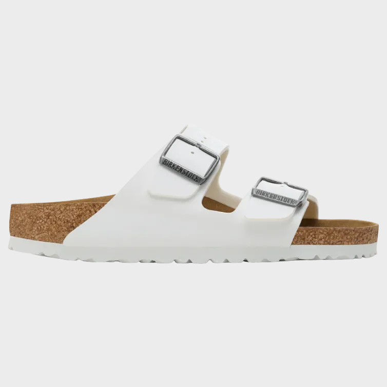 Birkenstock Arizona White Birko-Flor Sandal - Last Pair Size 42
