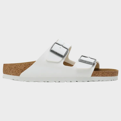 Birkenstock Arizona White Birko-Flor Sandal - Last Pair Size 42
