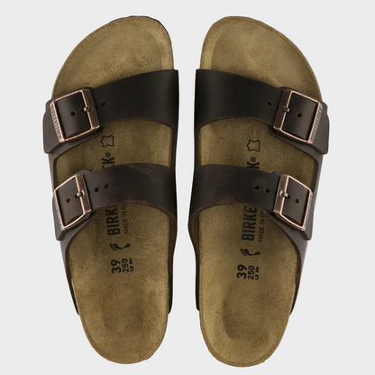 Birkenstock Arizona Habana Oiled Leather Sandal