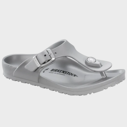 Birkenstock Gizeh Silver EVA Waterproof Kids Thong Sandal - Last Size 32