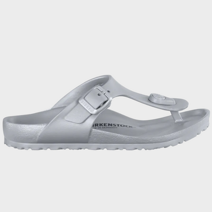 Birkenstock Gizeh Silver EVA Waterproof Kids Thong Sandal - Last Size 32