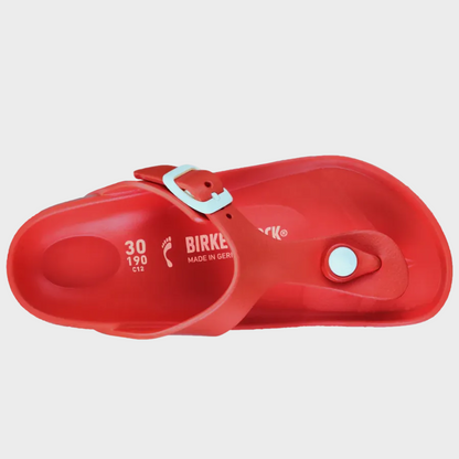 Birkenstock Gizeh Red EVA Waterproof Kids Thong Sandal - Last Pair 32