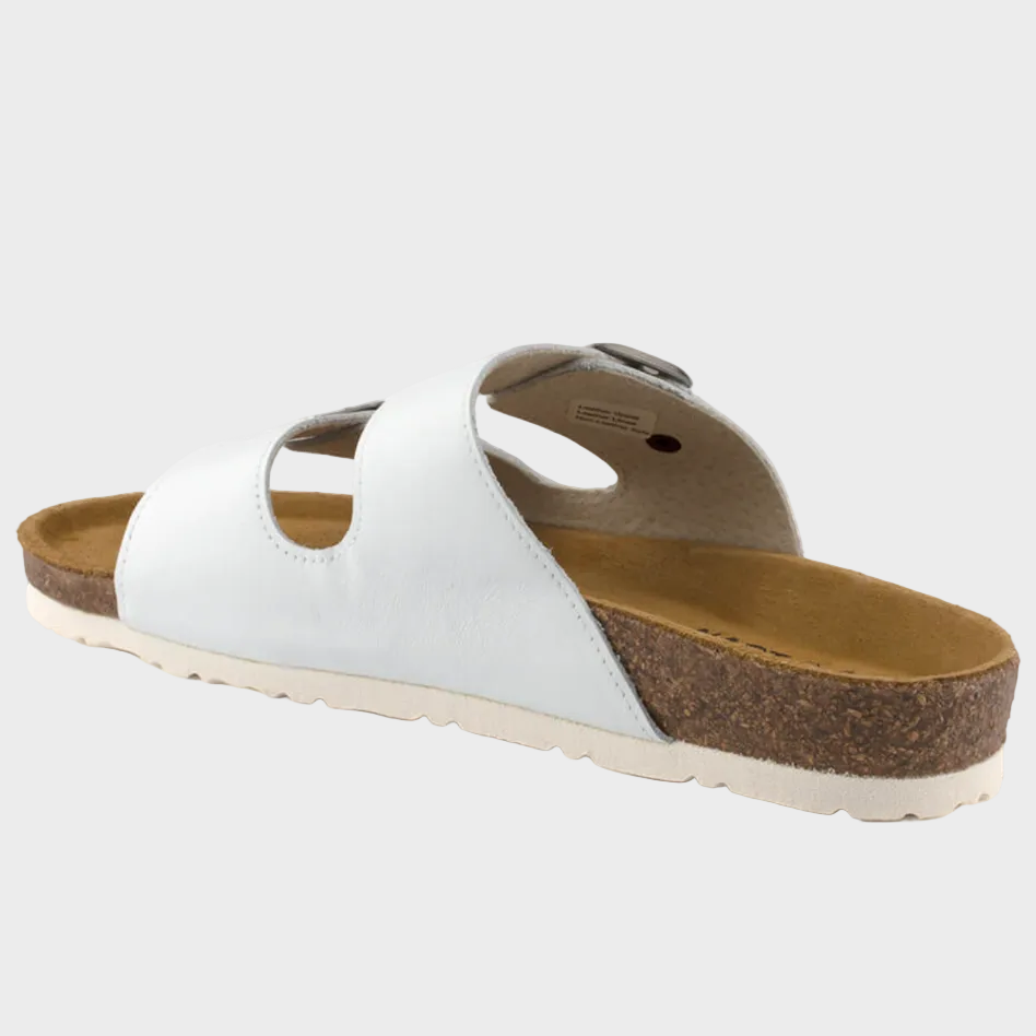 Naot Santa Barbara Soft White Leather Sandal