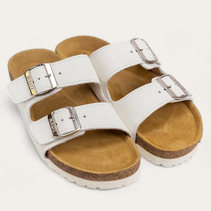 Naot Santa Barbara Soft White Leather Sandal