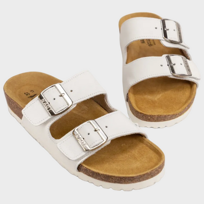 Naot Santa Barbara Soft White Leather Sandal