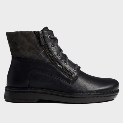 Naot Castera Midnight Black Suede Leather Boot