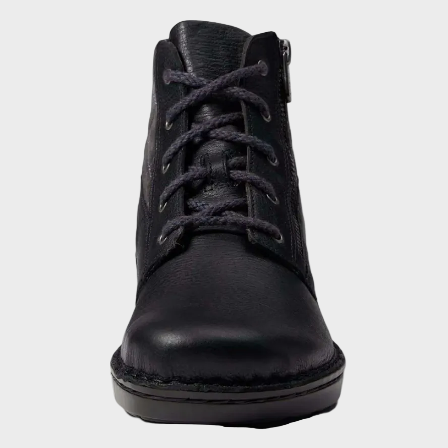 Naot Castera Midnight Black Suede Leather Boot