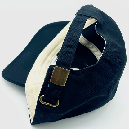 BALMAIN EST.1836 Navy Brushed Cotton Cap
