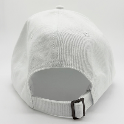 BALMAIN EST.1836 White Brushed Cotton Cap