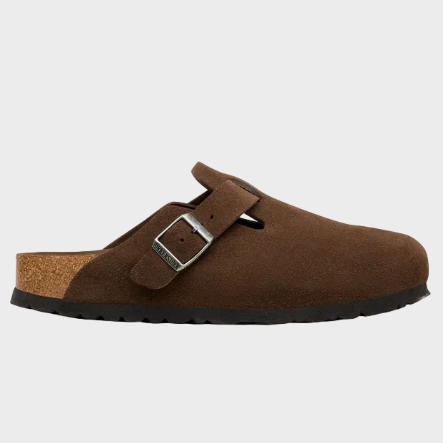 Birkenstock Boston SFB Carafe Tonal Footbed Suede Leather
