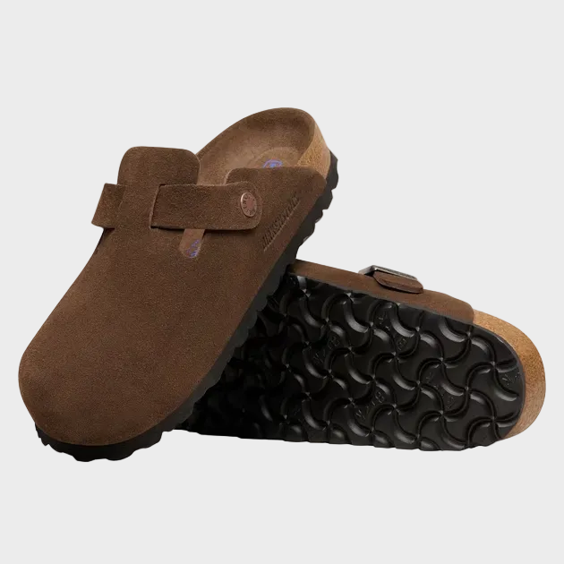 Birkenstock Boston SFB Carafe Tonal Footbed Suede Leather