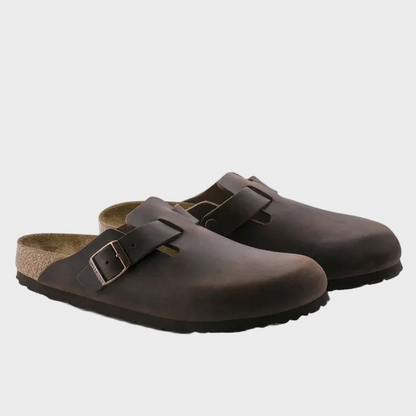 Birkenstock Boston Habana Oiled Leather Clog