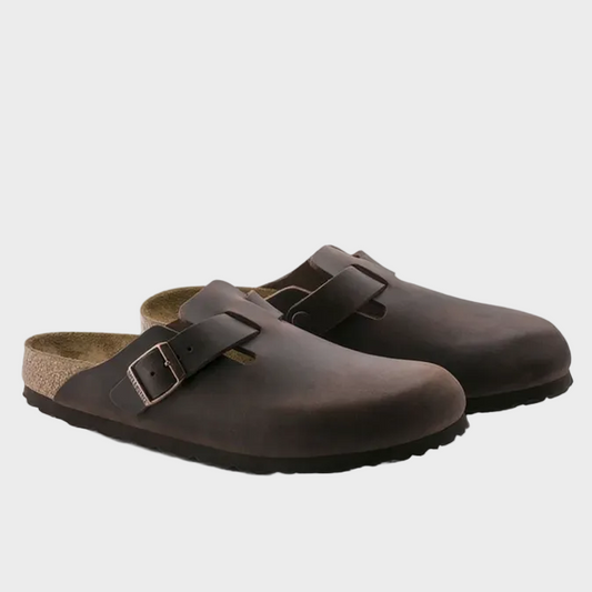 Birkenstock Boston Habana Oiled Leather Clog