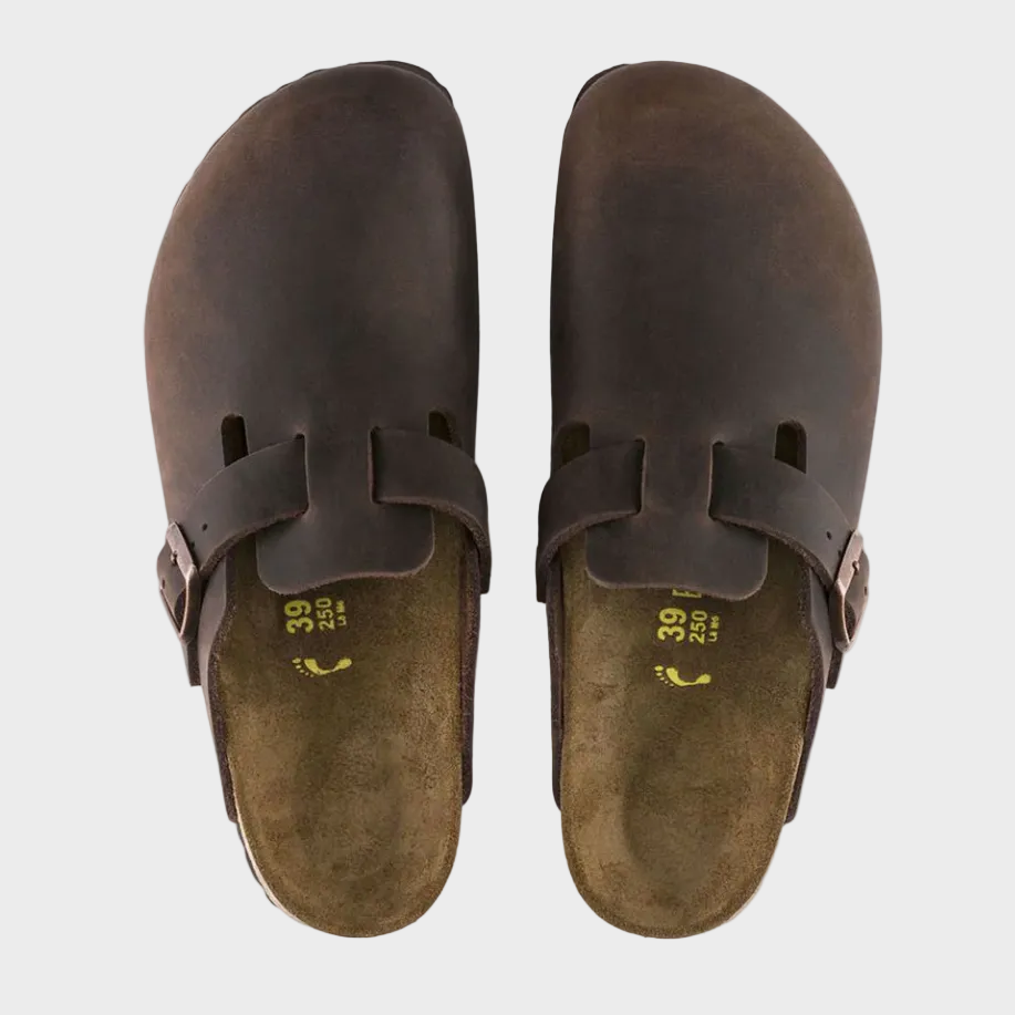 Birkenstock Boston Habana Oiled Leather Clog