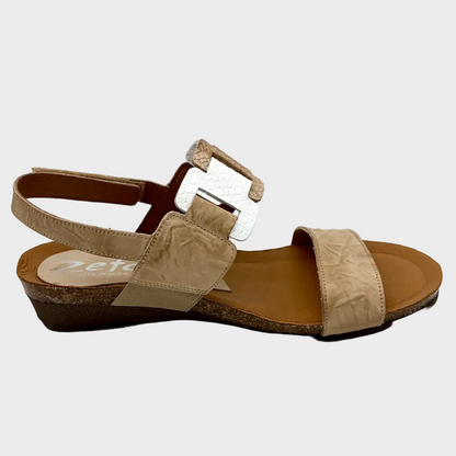 Zeta Onus Tan Leather Sandal