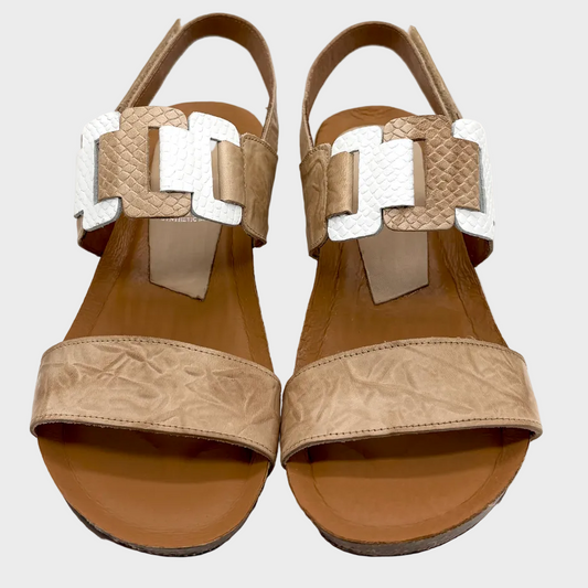 Zeta Onus Tan Leather Sandal