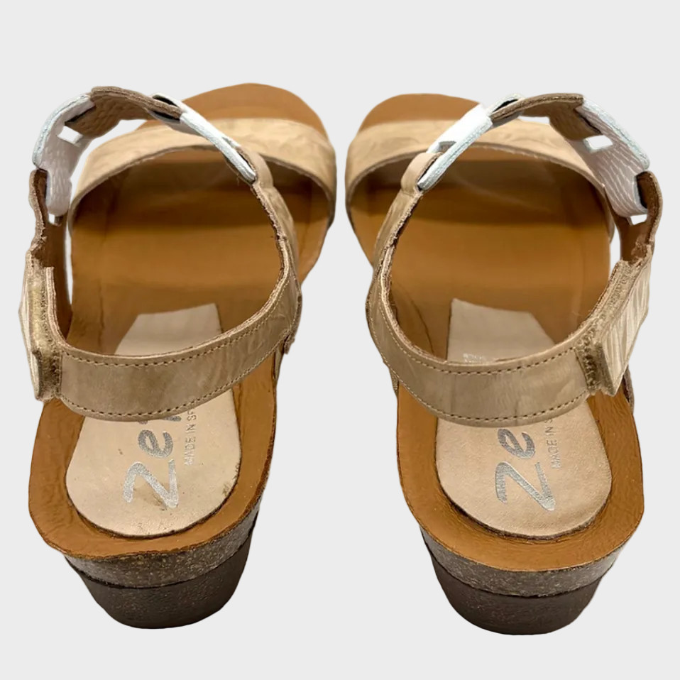Zeta Onus Tan Leather Sandal