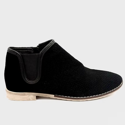 Thyme&Co. Tracey Black Suede Leather Boot