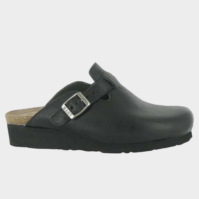 NAOT Autumn Black Leather Clog