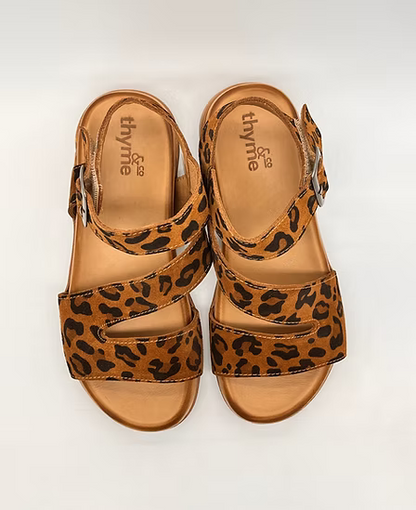 Thyme&Co. Opac Animal Print Sandal